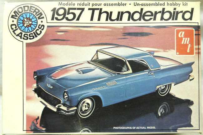AMT 1/25 1957 Ford Thunderbird Hardtop/Convertible, T392 plastic model kit